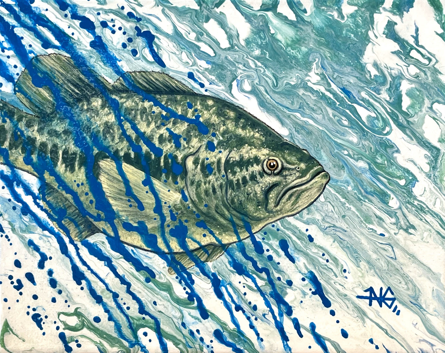 Pond Camo - Original Painting