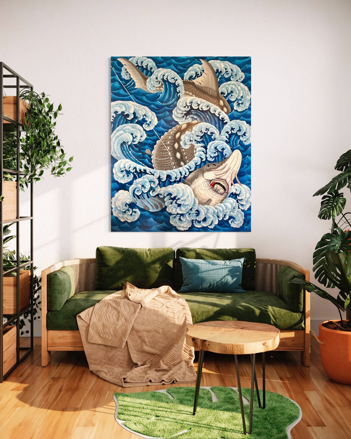 Big Ol' Sturgeon - Original Painting