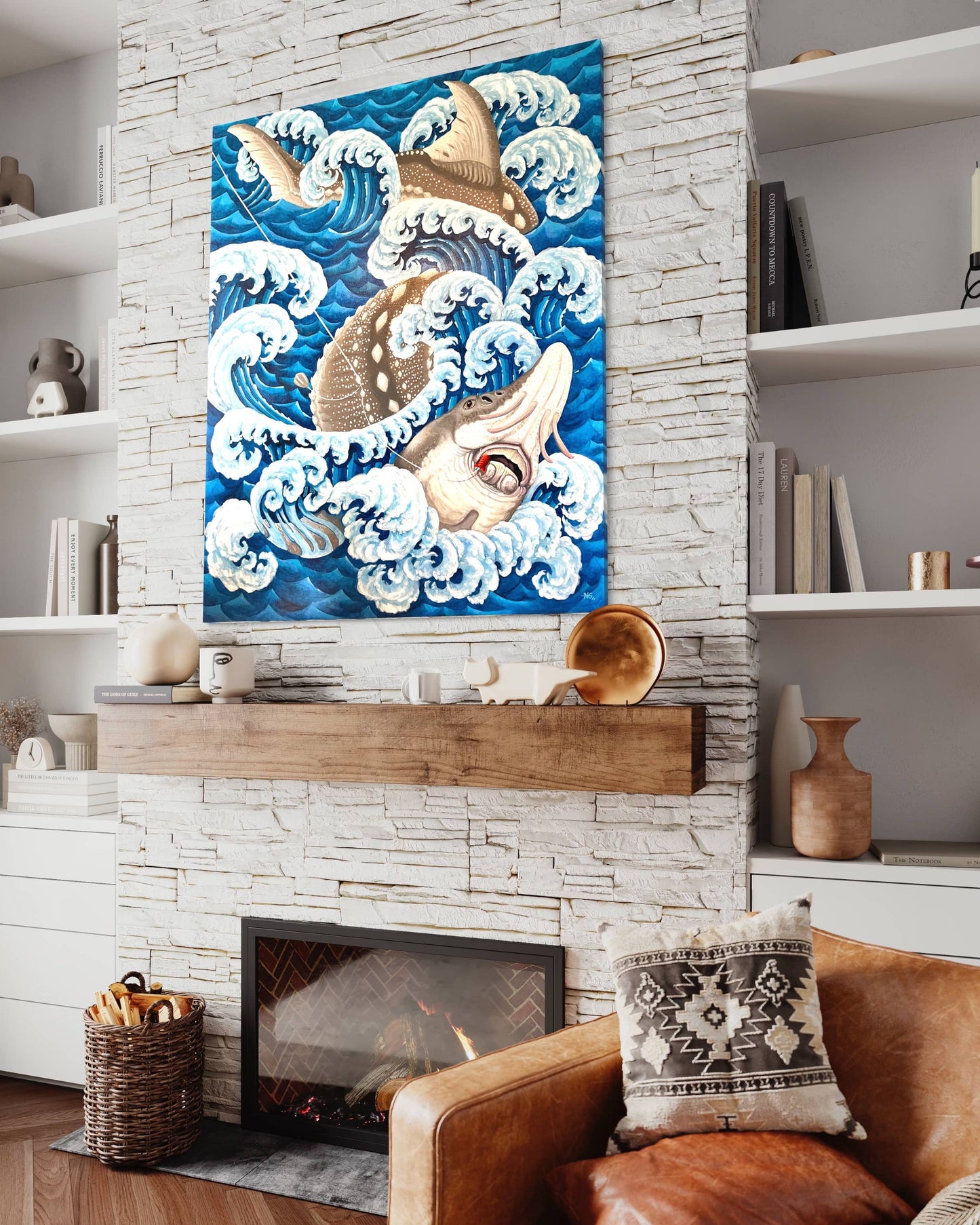 Big Ol' Sturgeon - Original Painting