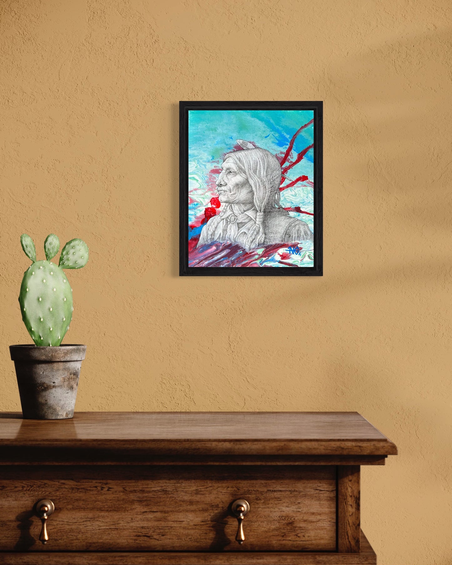Elder, Neighbor, Brother - Original Painting